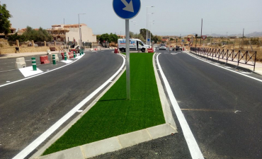 Obra jardinera en nuevo acceso a los Gallardos para la Constructora Nila S.A, entregada en tiempo y forma